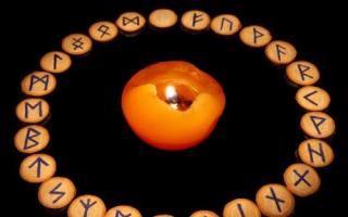 Fortune telling with runes for love